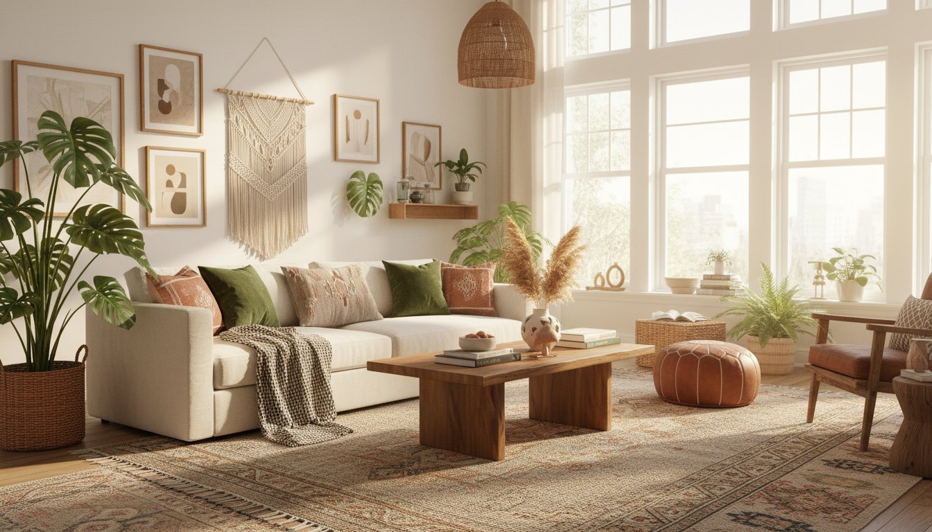 How to Create a Boho Chic Living Room: A Guide to Your Soulful Sanctuary